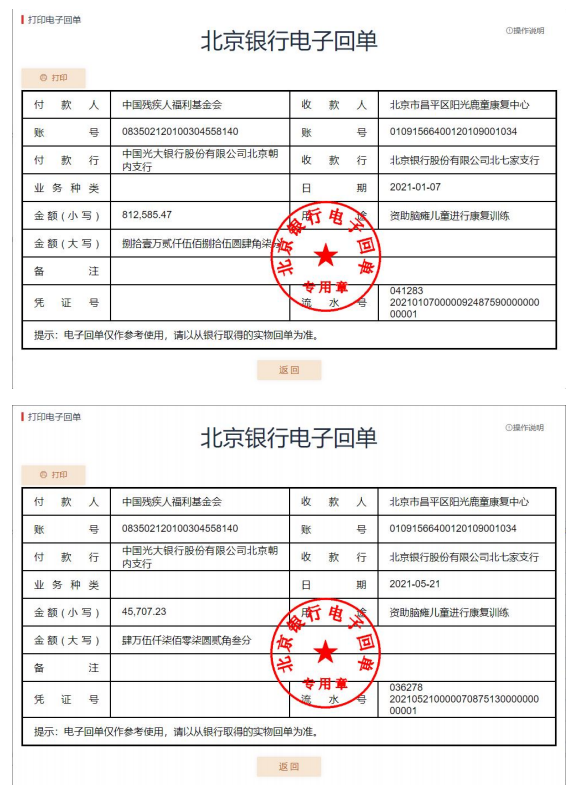 北京市昌平区阳光鹿童康复中心-2021审计报告公示