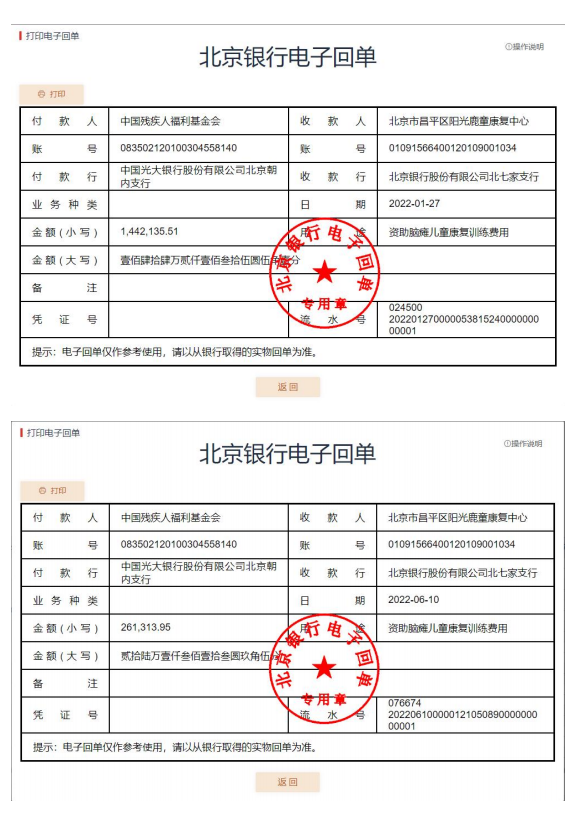 北京市昌平区阳光鹿童康复中心2022年审计报告公示